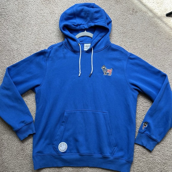 GOAT Usa Men's Blue Hoodie size MEDIUM - Picture 1 of 10